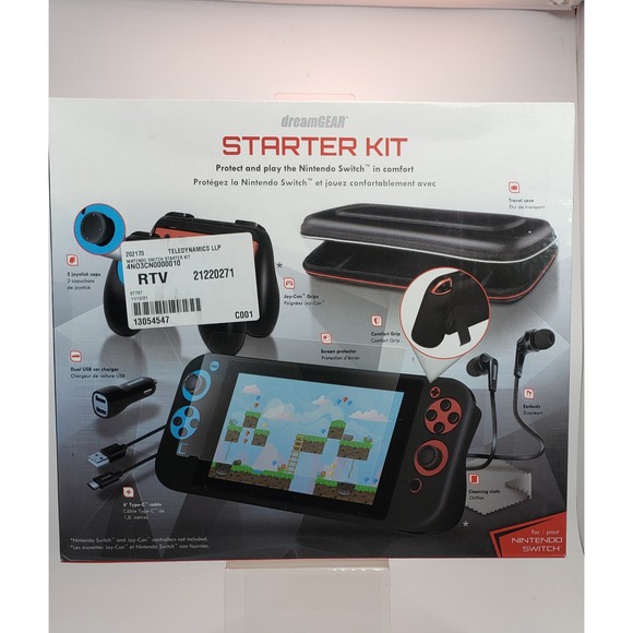 DreamGear DG-DGSW-6502 Starter Kit for Nintendo Switch - Picture 1 of 3